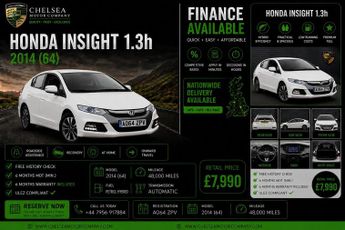 Honda Insight 1.3h IMA HE CVT Euro 5 5dr