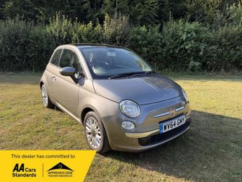 Fiat 500 1.2 Lounge Hatchback 3dr Petrol Manual Euro 6 (s/s) (69 bhp)