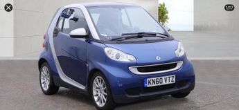 Smart ForTwo 1.0 MHD Passion SoftTouch Euro 5 (s/s) 2dr