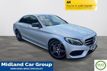 Mercedes C Class 2.1 C220d AMG Line (Premium) G-Tronic+ Euro 6 (s/s) 4dr