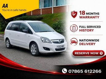 Vauxhall Zafira 1.6 16V Excite Euro 5 5dr