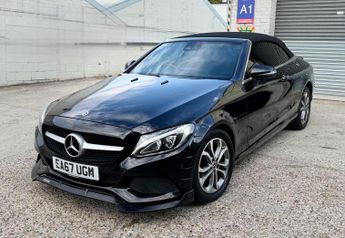 Mercedes-Benz C Class 2.1 C220d Sport Cabriolet G-Tronic+ 4MATIC Euro 6 (s/s) 2dr