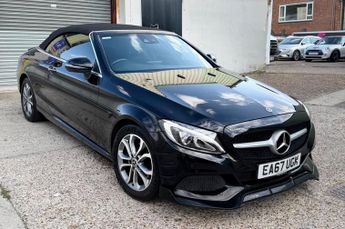 Mercedes-Benz C Class 2.1 C220d Sport Cabriolet G-Tronic+ 4MATIC Euro 6 (s/s) 2dr