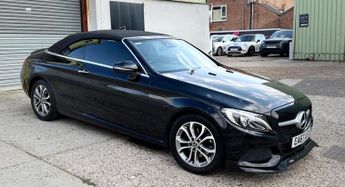 Mercedes-Benz C Class 2.1 C220d Sport Cabriolet G-Tronic+ 4MATIC Euro 6 (s/s) 2dr