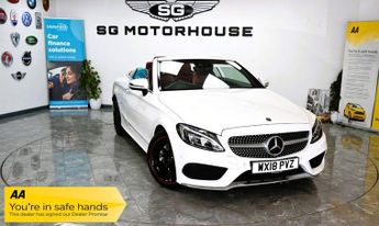 Mercedes C Class 2.0 C200 AMG Line (Premium Plus) Cabriolet 2dr Petrol G-Tronic+ 