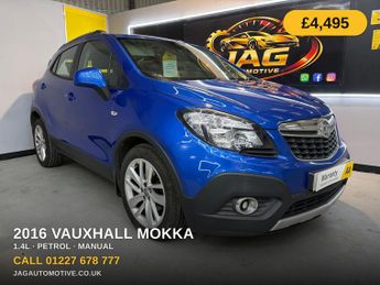 Vauxhall Mokka 1.4i Turbo Exclusiv SUV 5dr Petrol Manual 2WD Euro 6 (s/s) (140 