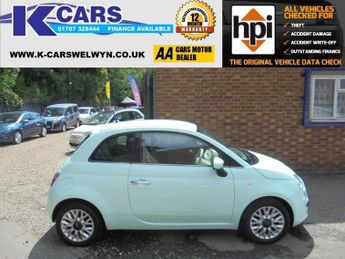 Fiat 500 1.2 Pop Star Hatchback 3dr Petrol Manual Euro 6 (s/s) (69 bhp)
