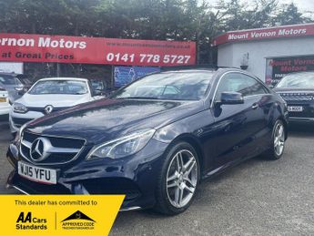 Mercedes E Class 2.1 E220d BlueTEC AMG Line Coupe 2dr Diesel G-Tronic+ Euro 6 (s/