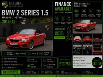 BMW 2 Series 1.5 218i M Sport Euro 6 (s/s) 2dr