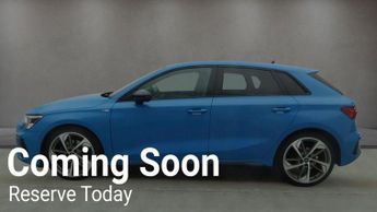 Audi A3 1.5 TFSI 35 Edition 1 Sportback S Tronic Euro 6 (s/s) 5dr