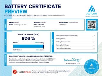 Citroen e-Berlingo 50kWh Flair XTR M MPV 5dr Electric Auto (7.4kW Charger) (136 ps)