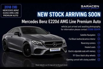 Mercedes E Class 2.0 E 220 D AMG Line Premium Auto 2dr