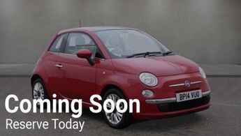 Fiat 500 1.2 Lounge Euro 6 (s/s) 3dr