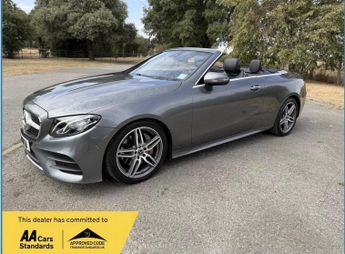 Mercedes E Class 2.0 E220d AMG Line (Premium) Cabriolet G-Tronic+ Euro 6 (s/s) 2d