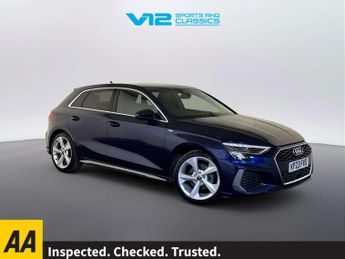 Audi A3 1.5 TFSI 35 S line Sportback 5dr Petrol S Tronic Euro 6 (s/s) (1