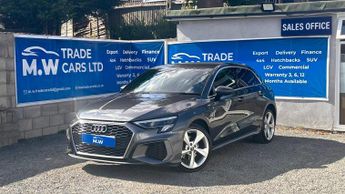 Audi A3 1.4 TFSIe 40 S line Sportback S Tronic Euro 6 (s/s) 5dr 13kWh