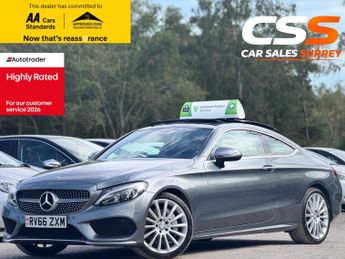 Mercedes C Class 2.1 C250d AMG Line (Premium) G-Tronic+ Euro 6 (s/s) 2dr