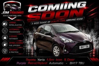 Toyota Yaris 1.5 VVT-h Icon Hatchback 5dr Petrol Hybrid E-CVT Euro 6 (101 ps)