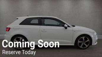AUDI A3 1.4 TFSI CoD S line Hatchback 3dr Petrol S Tronic Euro 6 (s/s) (