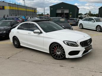 Mercedes-Benz C Class 2.1 C220d AMG Line (Premium) 7G-Tronic+ Euro 6 (s/s) 4dr