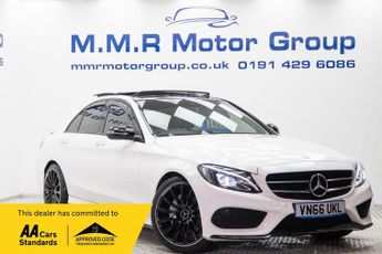 Mercedes C Class 2.1 C220d AMG Line (Premium) G-Tronic+ Euro 6 (s/s) 4dr