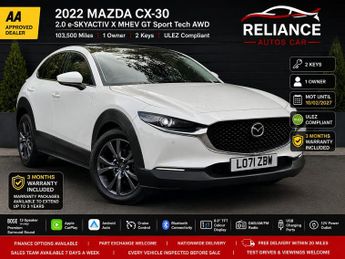 Mazda CX30 2.0 e-SKYACTIV X MHEV GT Sport Tech SUV 5dr Petrol Manual 4WD Eu