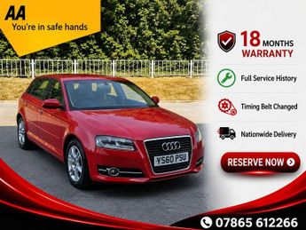 Audi A3 2.0 TDI SE Sportback S Tronic Euro 5 (s/s) 5dr