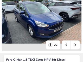 Ford C Max 1.5 TDCi Zetec Powershift Euro 6 (s/s) 5dr