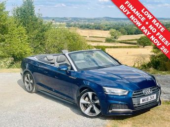 AUDI A5 CABRIOLET 2.0 TFSI S line Convertible 2dr Petrol S Tronic quattro Euro 6 (