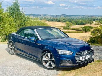 AUDI A5 CABRIOLET 2.0 TFSI S line Convertible 2dr Petrol S Tronic quattro Euro 6 (