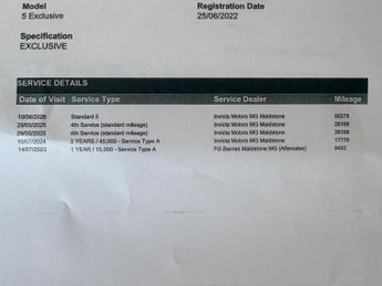MG MG5 61.1kWh Exclusive Long Range Auto 5dr