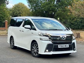 Toyota Vellfire 2.5 petrol hybrid luxury mpv E-cvt