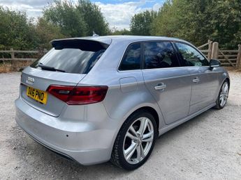 Audi A3 2.0 TDI S line Sportback S Tronic Euro 6 (s/s) 5dr (Nav)