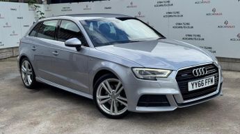 Audi A3 2.0 TDI S line Sportback S Tronic Auto 6Spd quattro Euro 6 (s/s)
