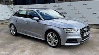Audi A3 2.0 TDI S line Sportback S Tronic Auto 6Spd quattro Euro 6 (s/s)