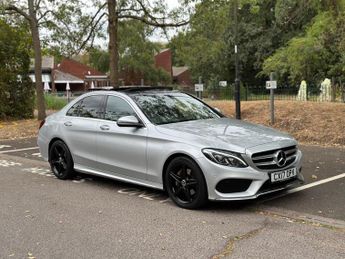 Mercedes-Benz C Class 2.1 C220d AMG Line (Premium) G-Tronic+ Euro 6 (s/s) 4dr