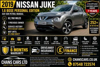 Nissan Juke 1.6 Bose Personal Edition Euro 6 5dr