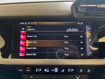 Audi A3 1.4 TFSIe 40 Sport Sportback 5dr Petrol Plug-in Hybrid S Tronic 