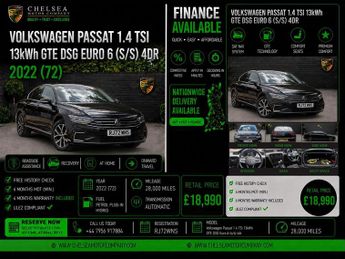 Volkswagen Passat 1.4 TSI 13kWh GTE DSG Euro 6 (s/s) 4dr