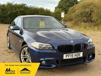 BMW 5 Series 2.0 520d M Sport Saloon 4dr Diesel Auto Euro 6 (s/s) (190 ps)