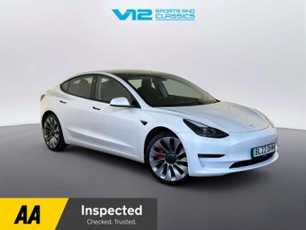 Tesla Model 3 (Dual Motor) Performance Saloon 4dr Electric Auto 4WDE (Performa