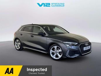 Audi A3 1.5 TFSI 35 S line Sportback 5dr Petrol Manual Euro 6 (s/s) (150