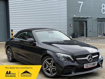 Mercedes C Class 2.0 C220d AMG Line (Premium) Cabriolet G-Tronic+ Euro 6 (s/s) 2d