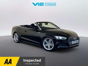 Audi A5 Cabriolet 2.0 TFSI 40 S line Convertible 2dr Petrol S Tronic Euro 6 (s/s) 