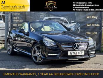 Mercedes SLK 1.8 SLK200 BlueEfficiency AMG Sport Convertible 2dr Petrol G-Tro
