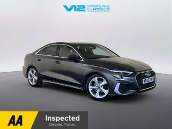 Audi A3 1.0 TFSI 30 S line Saloon 4dr Petrol S Tronic Euro 6 (s/s) (110 