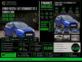 Ford Fiesta 1.6T EcoBoost ST-2 Euro 6 3dr