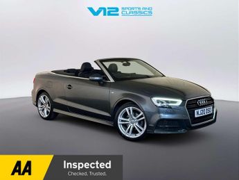 Audi A3 Cabriolet 1.5 TFSI 35 S line Convertible 2dr Petrol S Tronic Euro 6 (s/s) 
