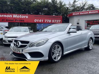 Mercedes E Class 3.0 E350d V6 BlueTEC AMG Line Cabriolet G-Tronic+ Euro 6 (s/s) 2