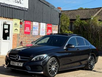 Mercedes-Benz C Class 2.0 C200 AMG Line (Premium) G-Tronic+ 4MATIC Euro 6 (s/s) 4dr